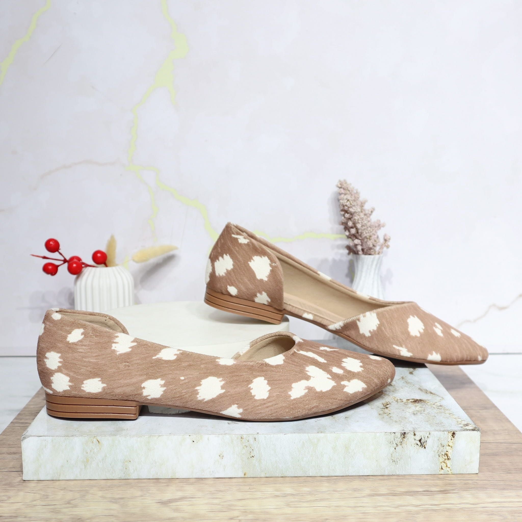 Baleta bambi taupe para mujer 1166-Z147