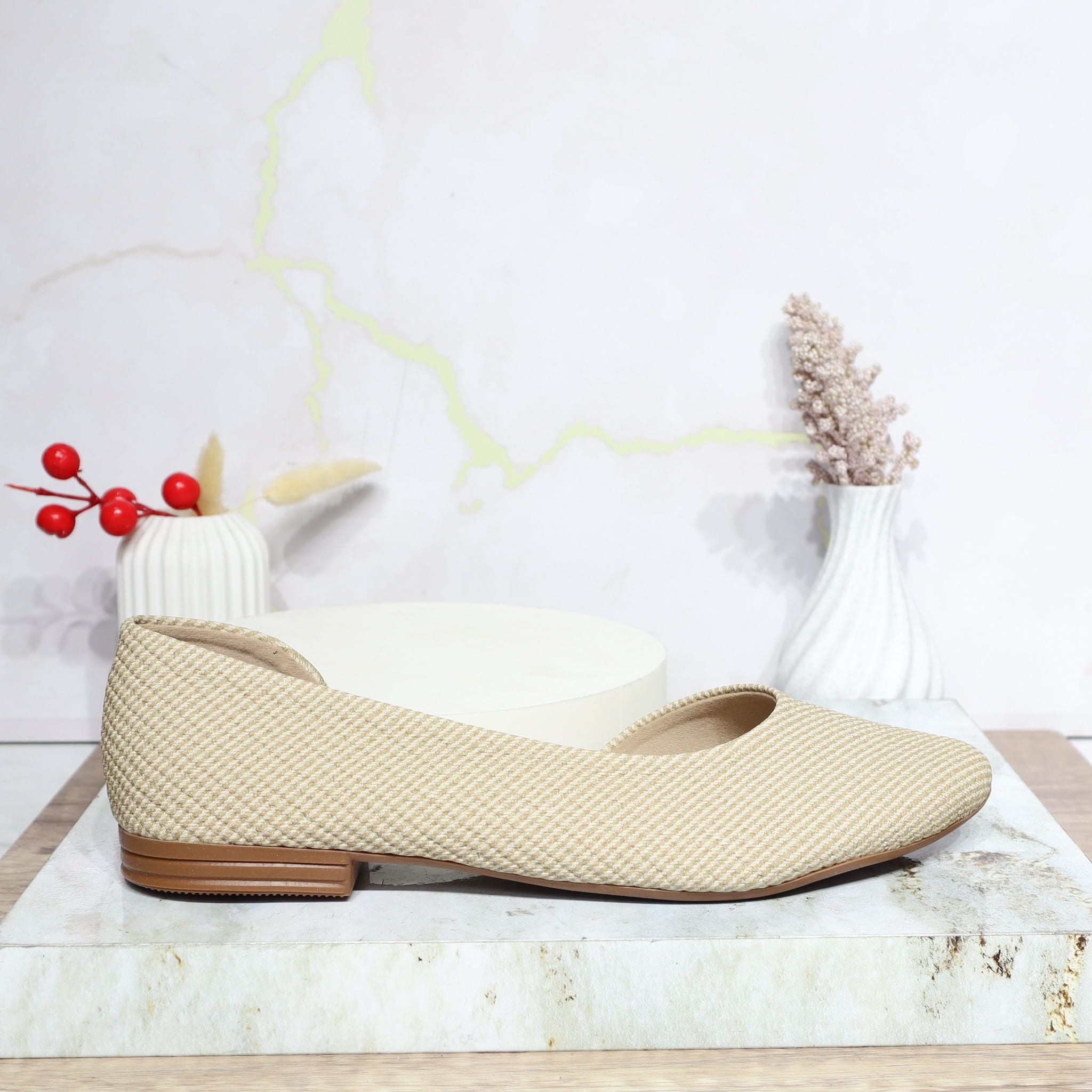 Baleta beige para mujer 1166-Z147