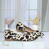 Baleta vaca print para mujer 1166-Z147