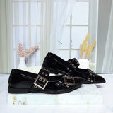 Baleta negro charol para mujer 1678-Z147