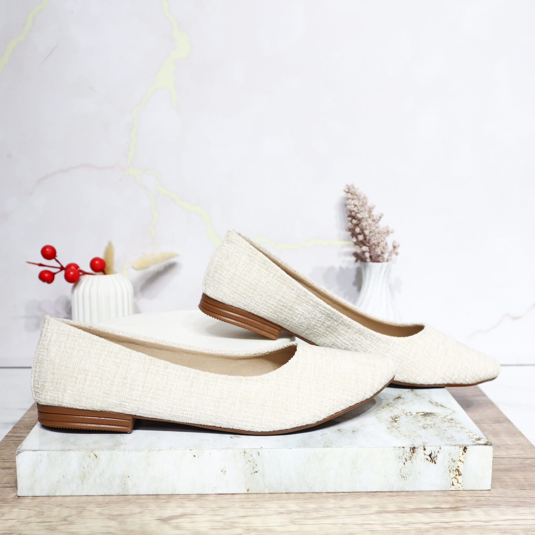 Baleta beige para mujer 1775-Z147