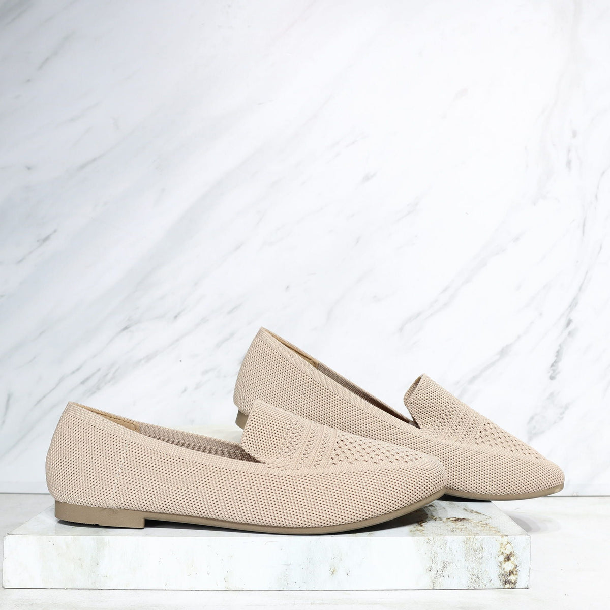 Baleta cerrada beige para mujer 25131-Z717