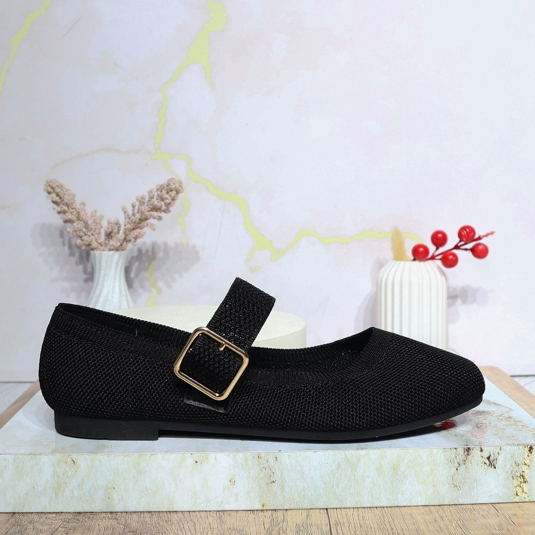 Baleta negro para mujer 25142-Z717