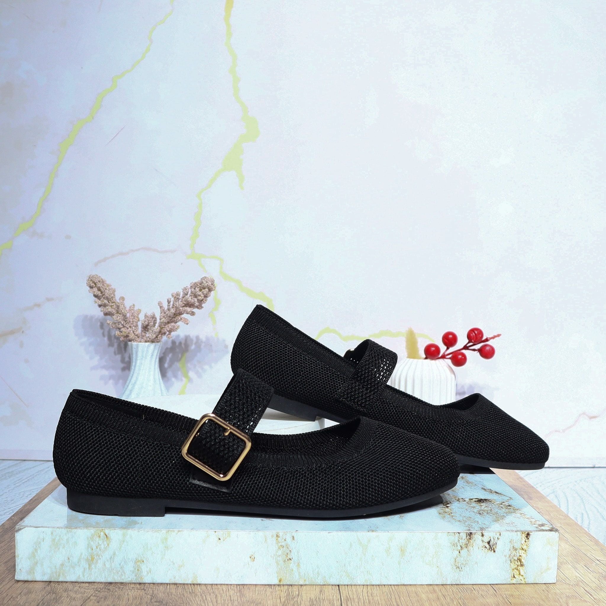 Baleta negro para mujer 25142-Z717