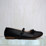Baleta cerrada negro para mujer 304-Z147