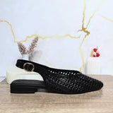 Baleta negro tejido para mujer 3159-Z720