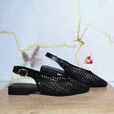 Baleta negro tejido para mujer 3159-Z720