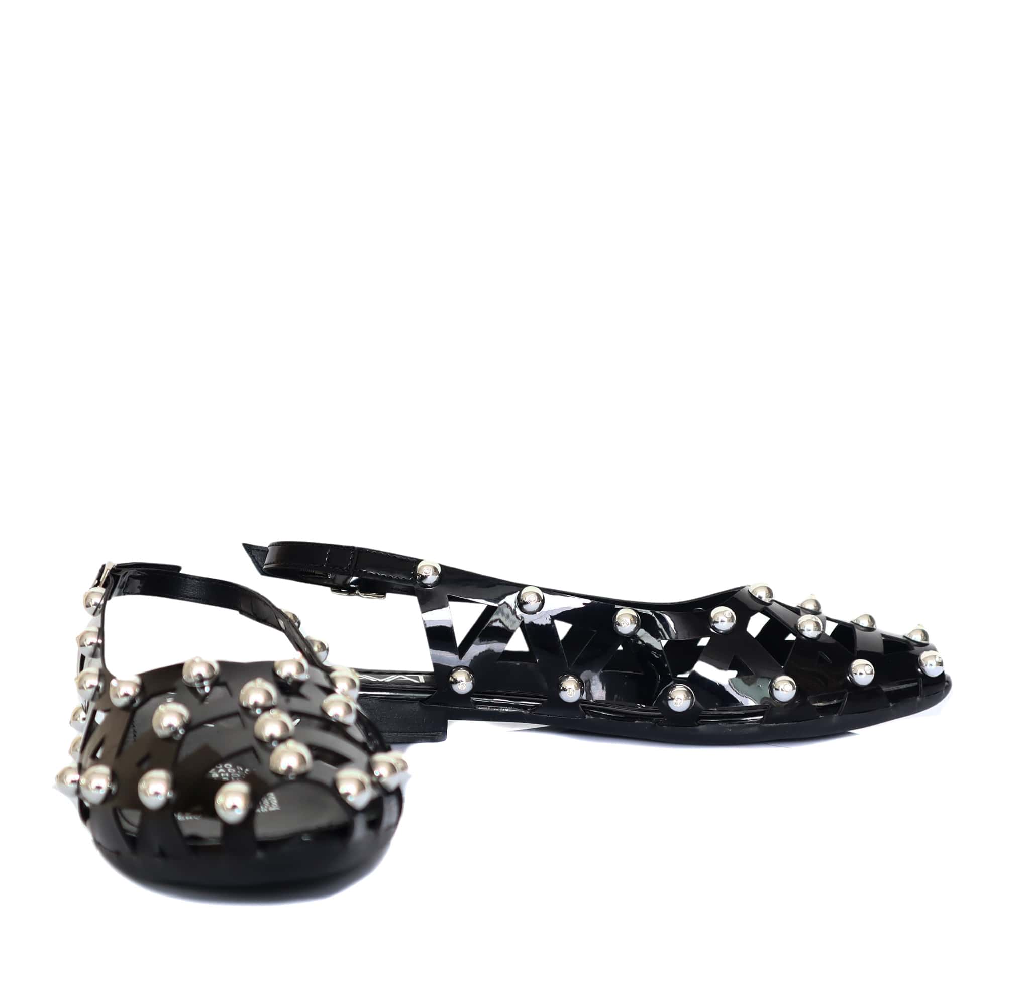 Baleta negro charol para mujer J101-Z436