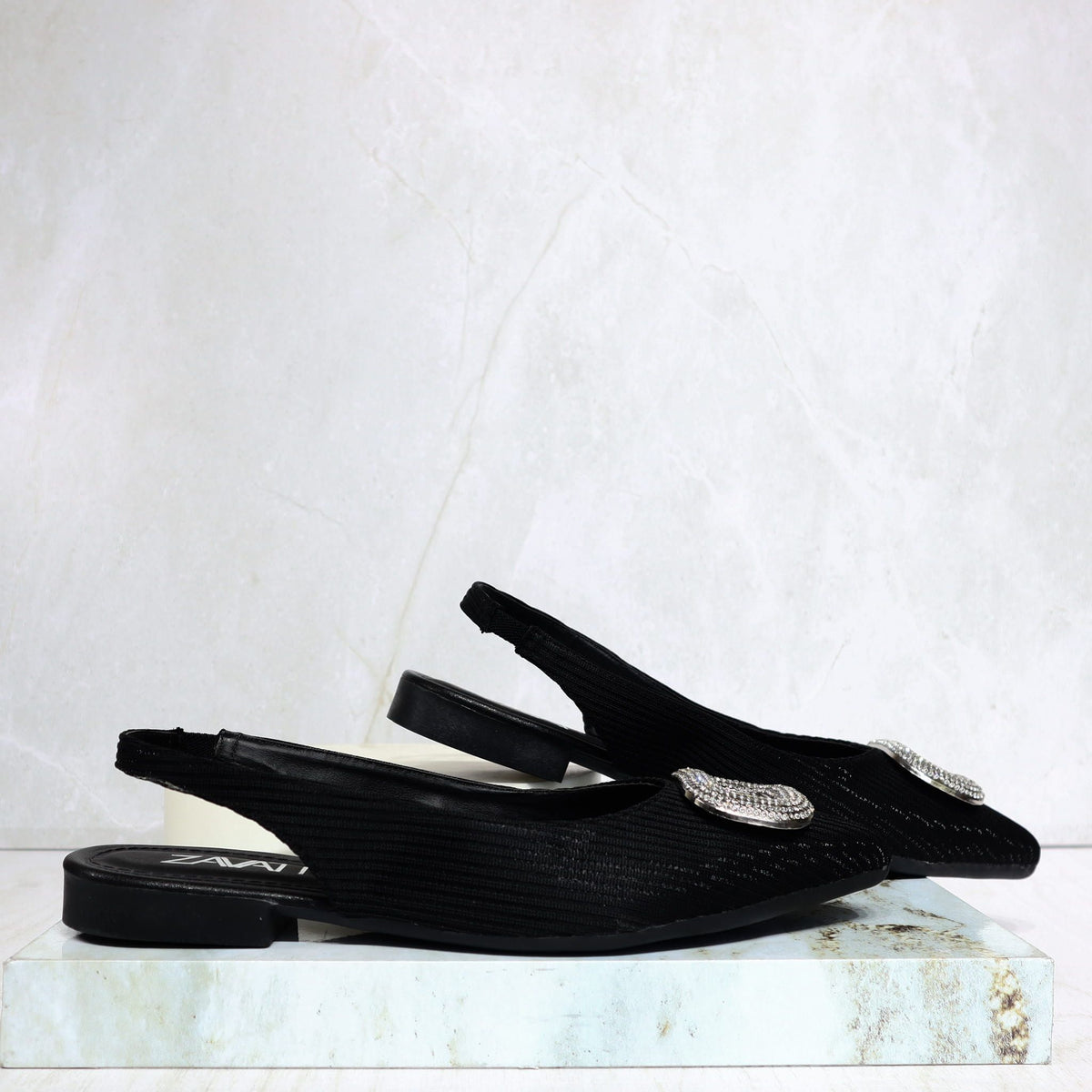 Baleta cerrada negro para mujer K625-Z436