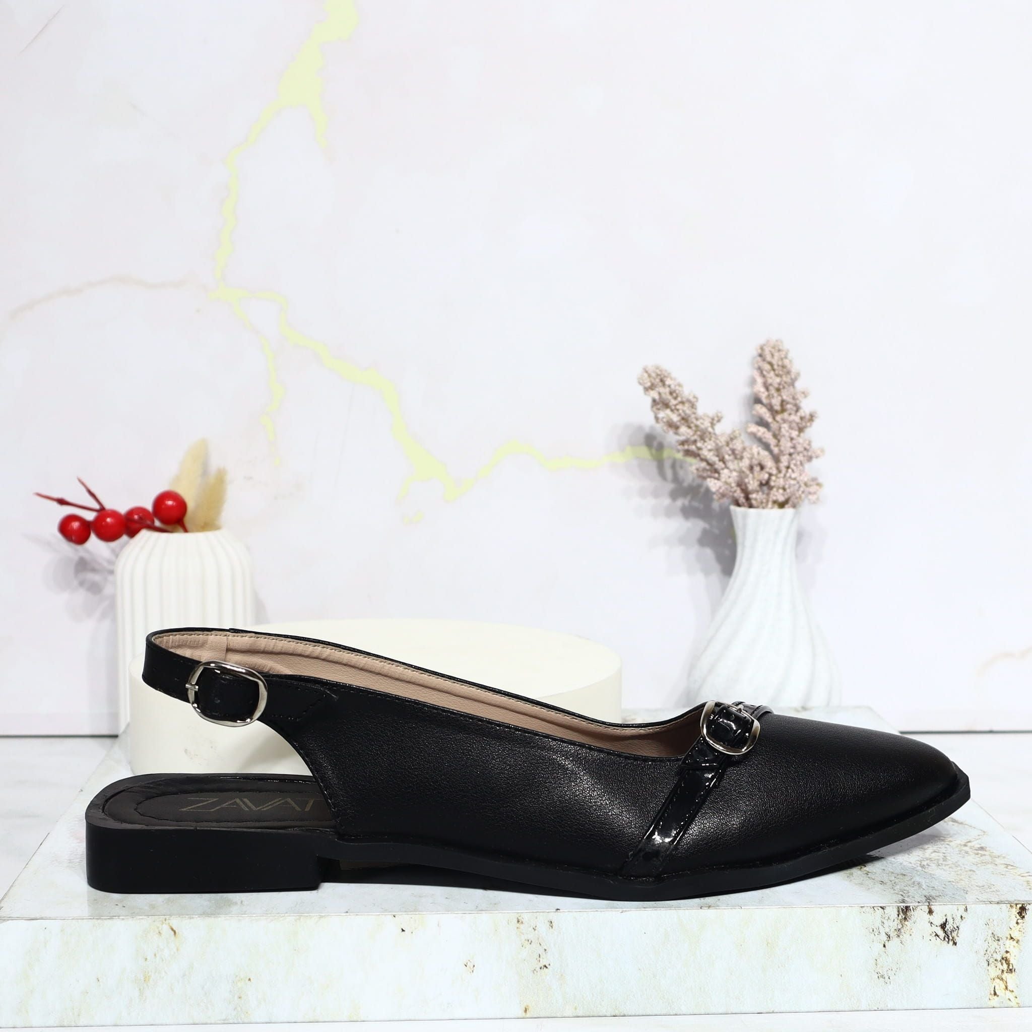 Baleta negro charol para mujer T806-Z490