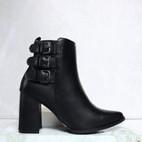 Botin tacon 5 1/2 negro para mujer 2660-Z22