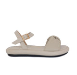 Sandalia plana gris para mujer M81-Z446