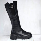 Bota plana negro para mujer 781-Z96