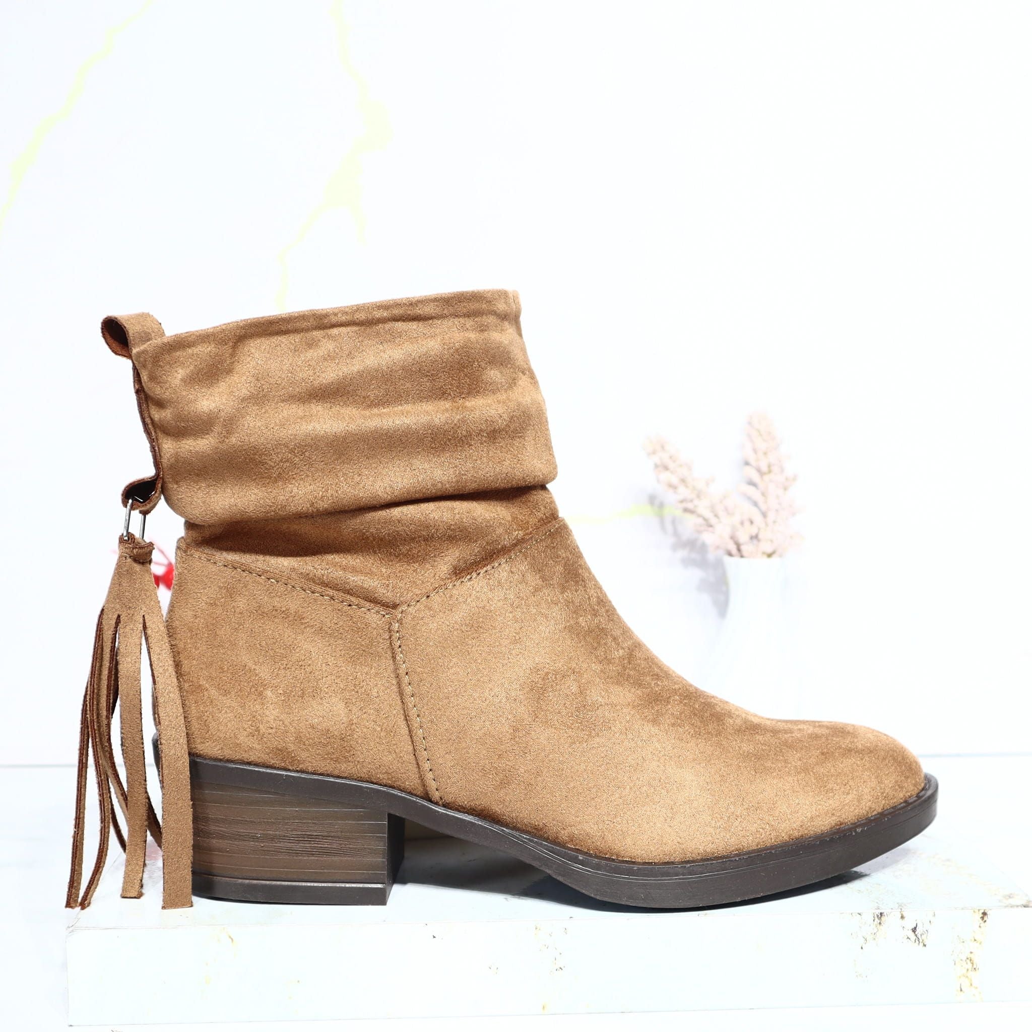 Bota miel para mujer 055-Z227