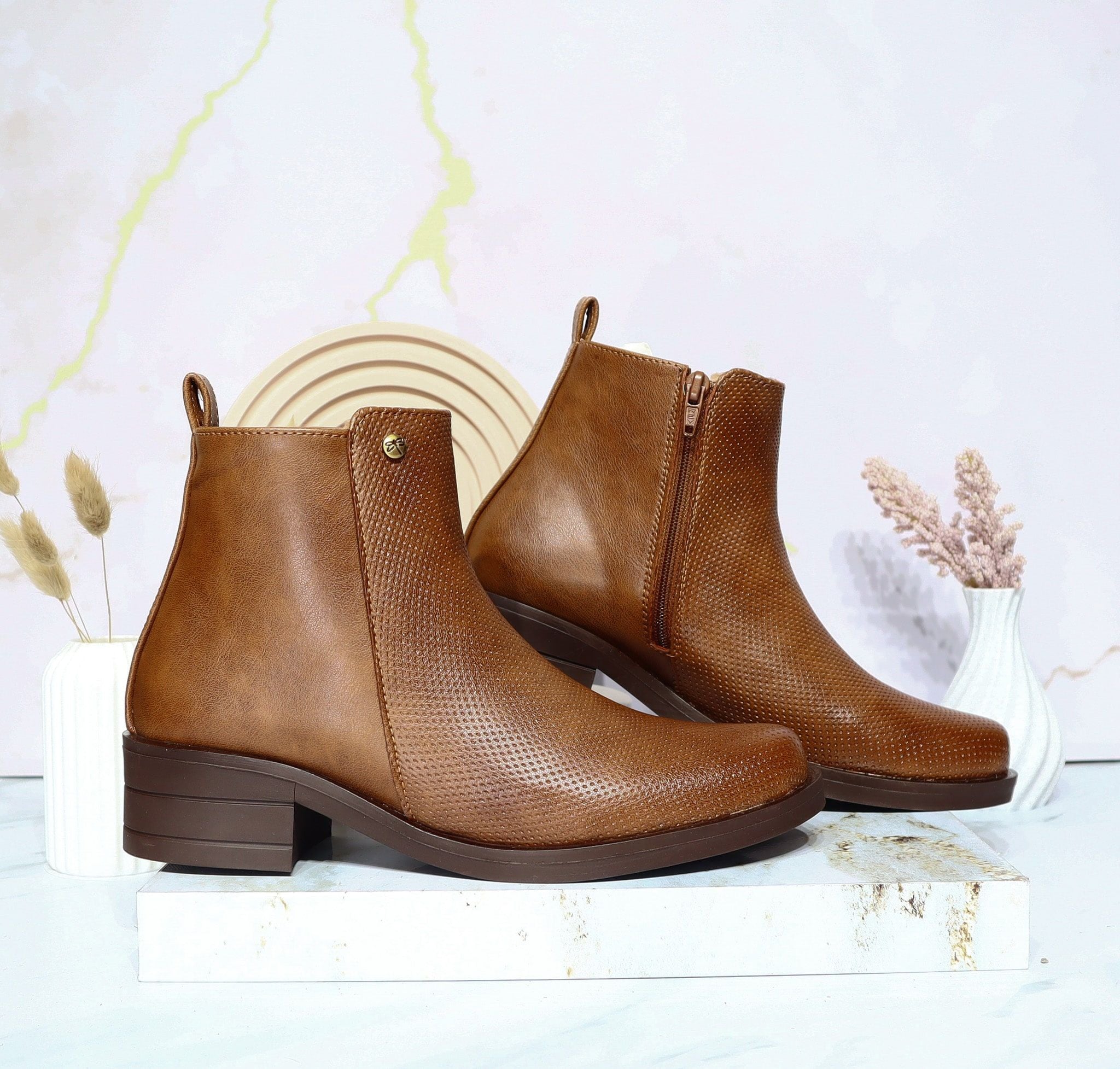 Botin miel para mujer 1400-Z126