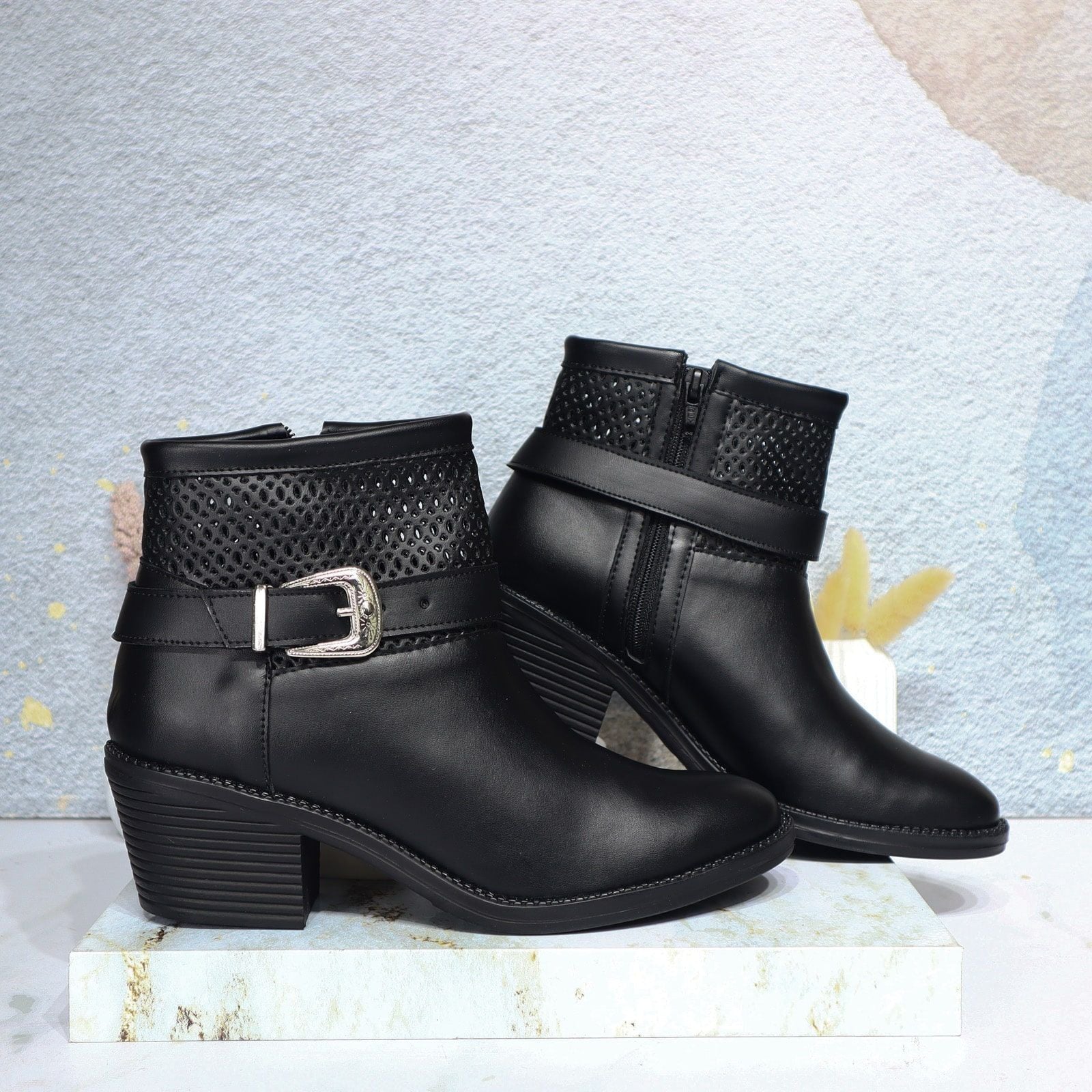 Bota negro para mujer 25117-Z22