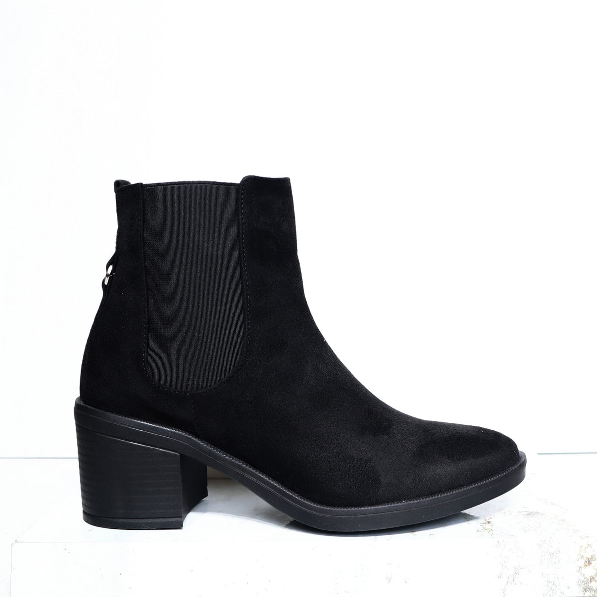 Botin tacon 5 1/2 negro para mujer 26107-Z22