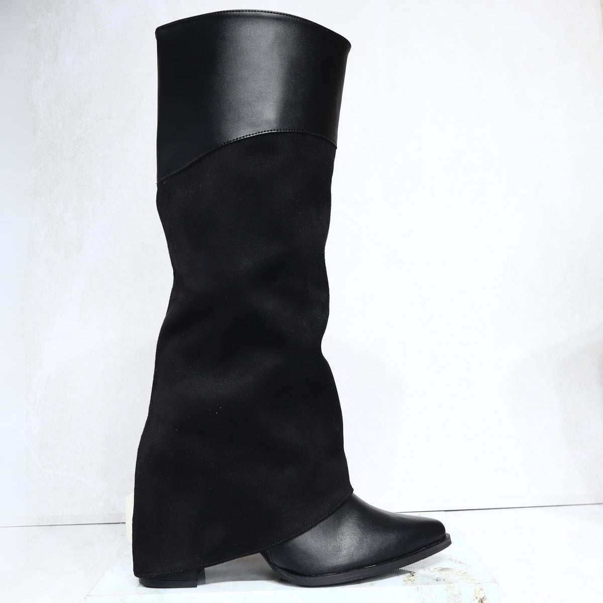 Bota plana negro para mujer 2661-Z22