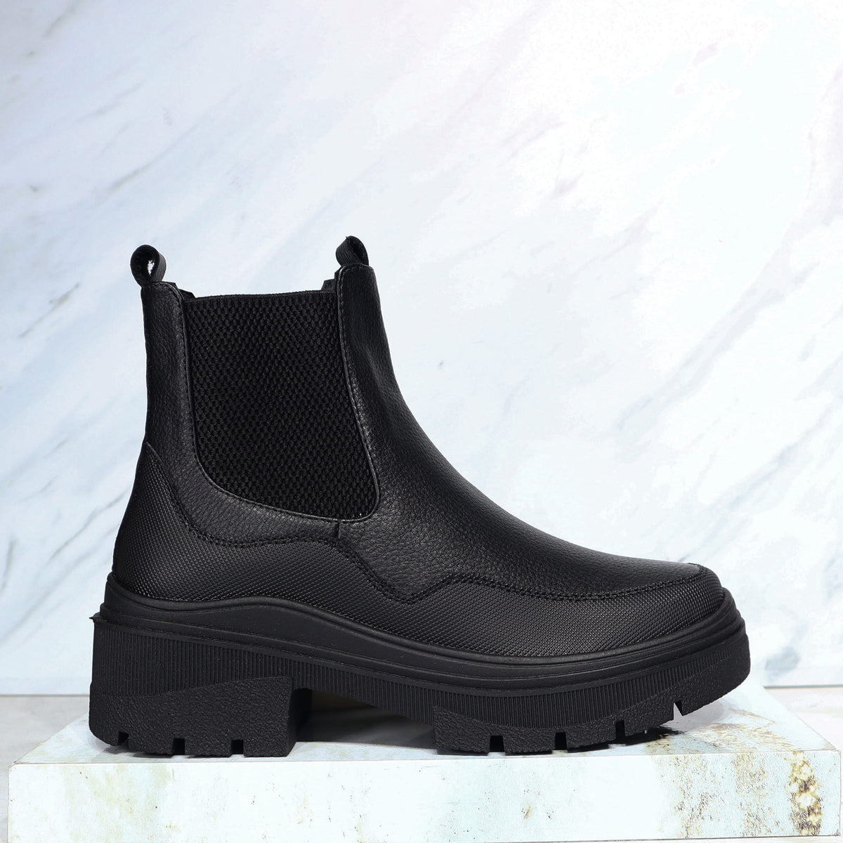 Bota plana negro para mujer 3577-Z96