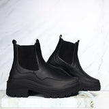 Bota plana negro para mujer 3577-Z96