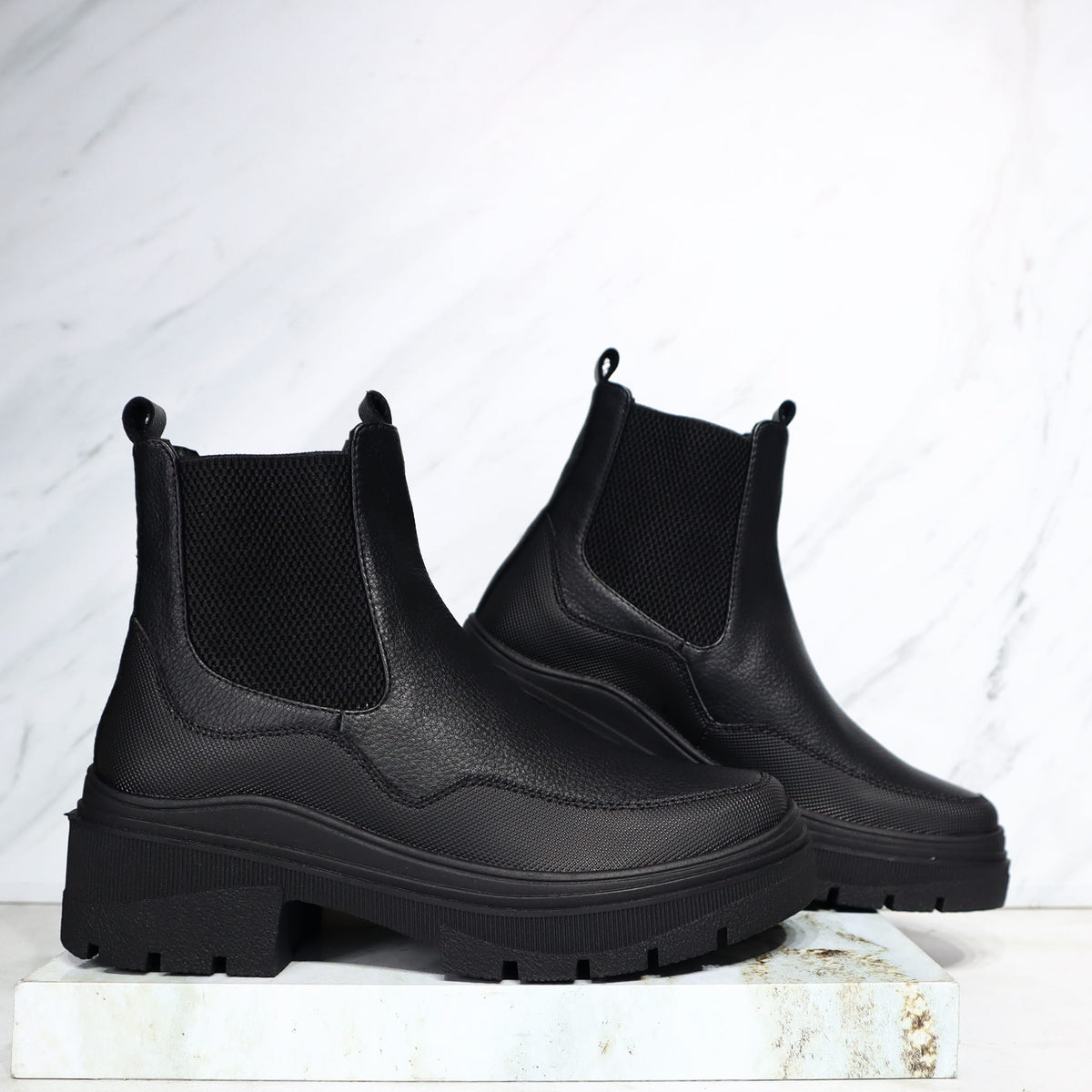 Bota plana negro para mujer 3577-Z96