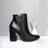 Botin negro para mujer 407-Z578
