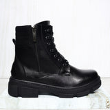 Botin negro para mujer 500-Z126