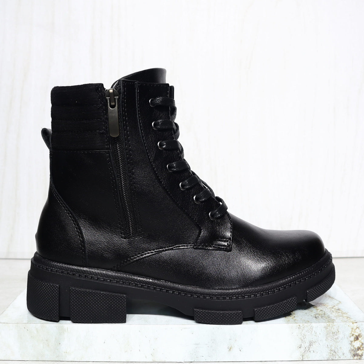 Botin negro para mujer 500-Z126