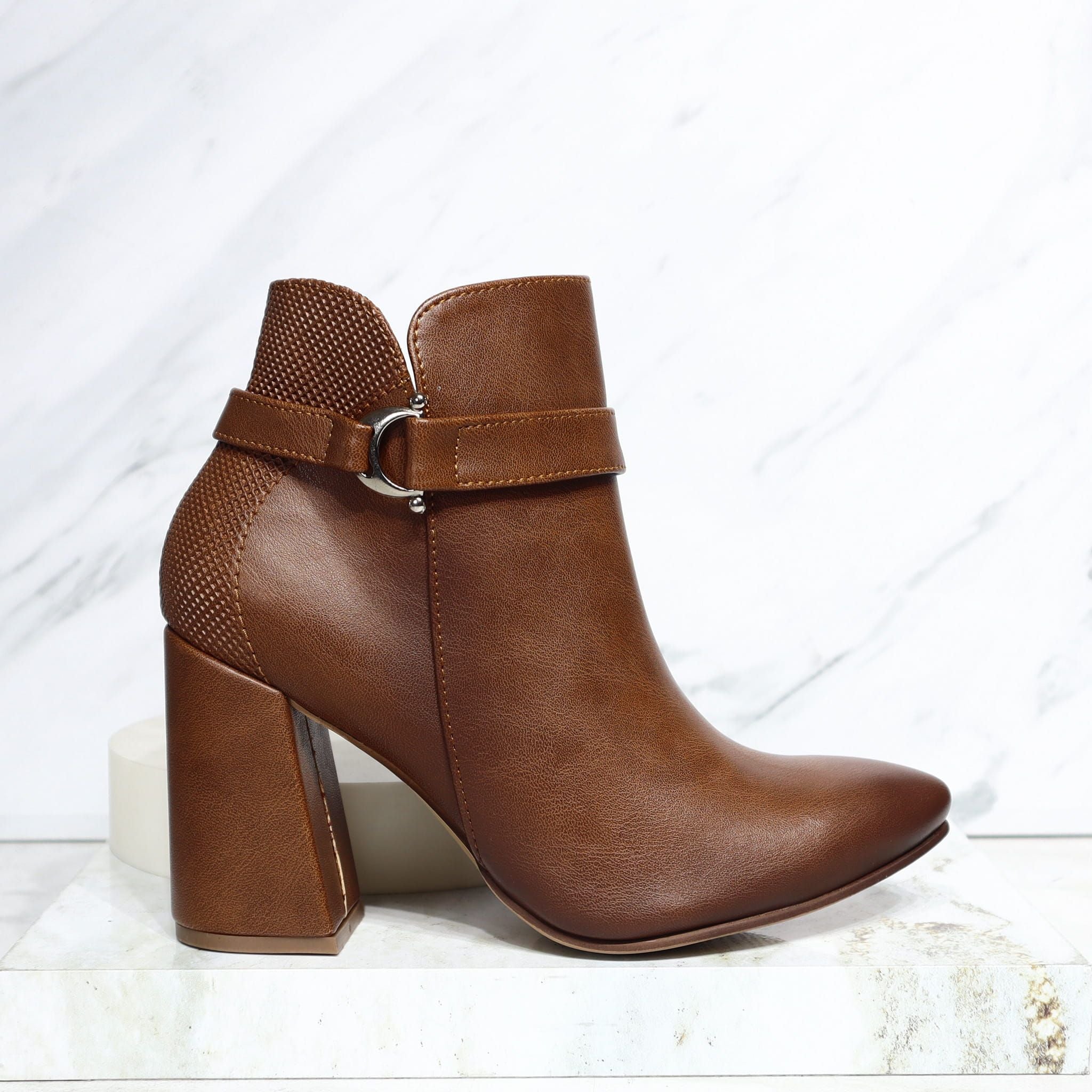 Botin canela para mujer 576-Z578