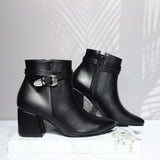 Botin negro para mujer 7411-Z578