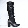 Bota tacon 5 1/2 negro para mujer 7560-Z411