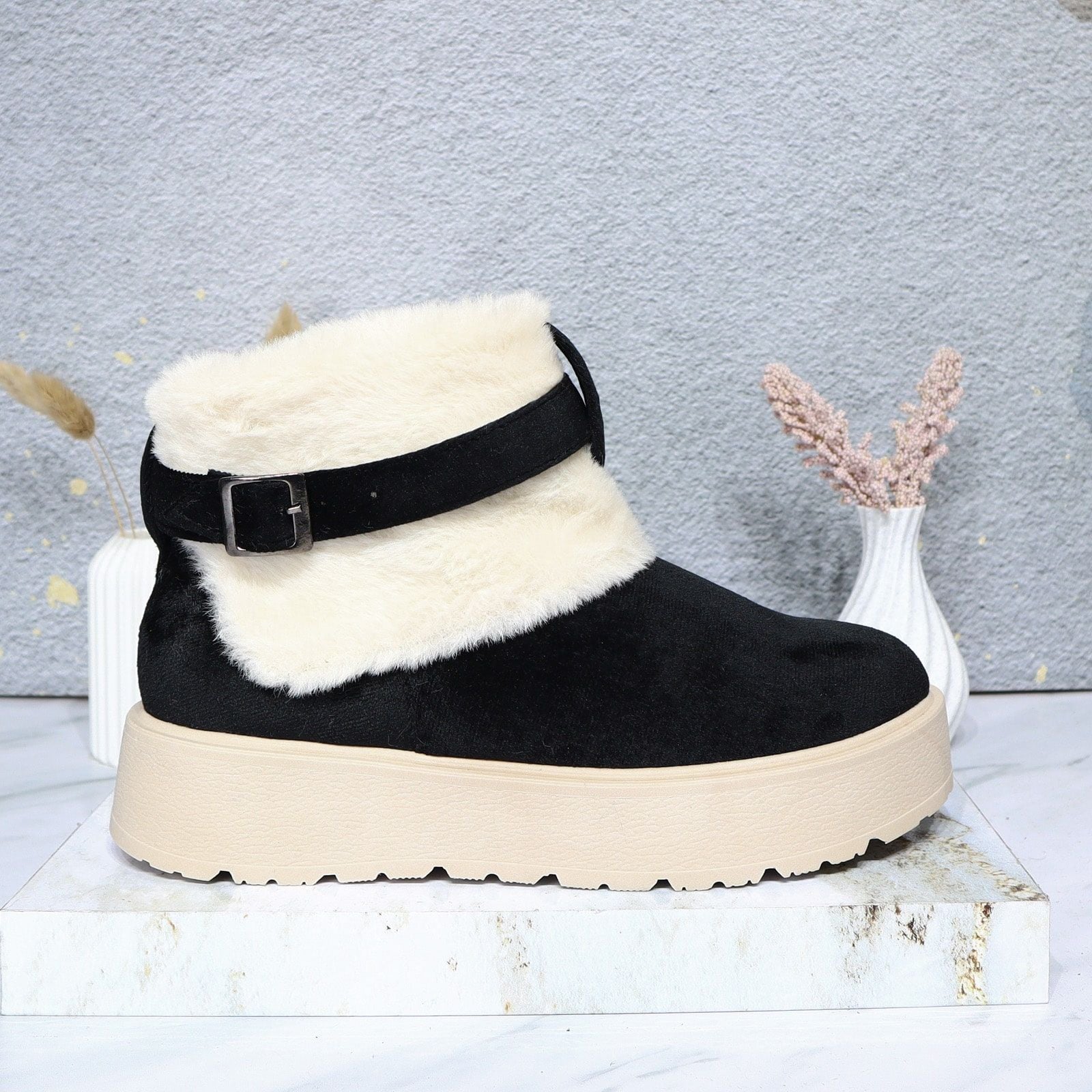 Bota negro para mujer 879-Z279