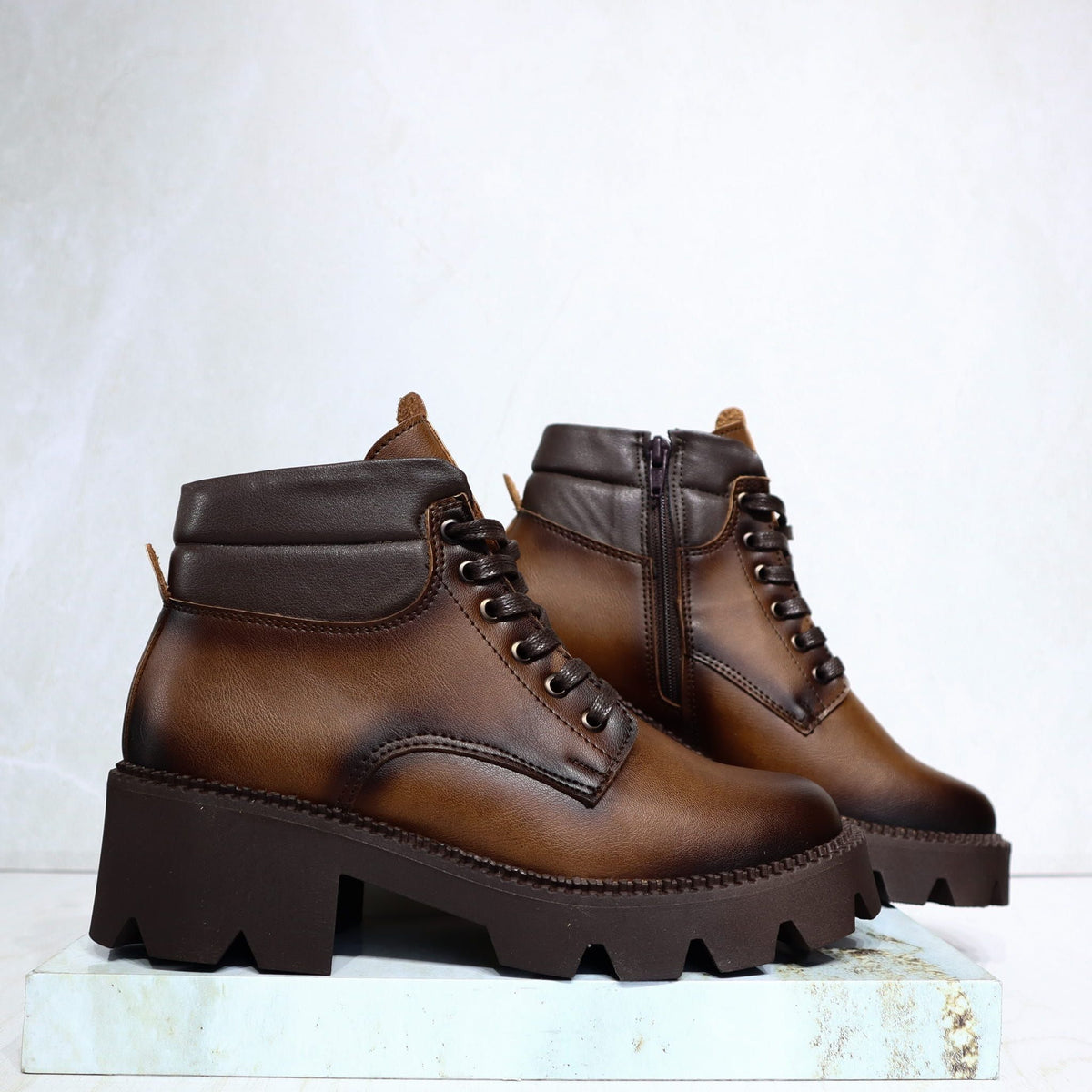 Botin miel para mujer B6317-Z807
