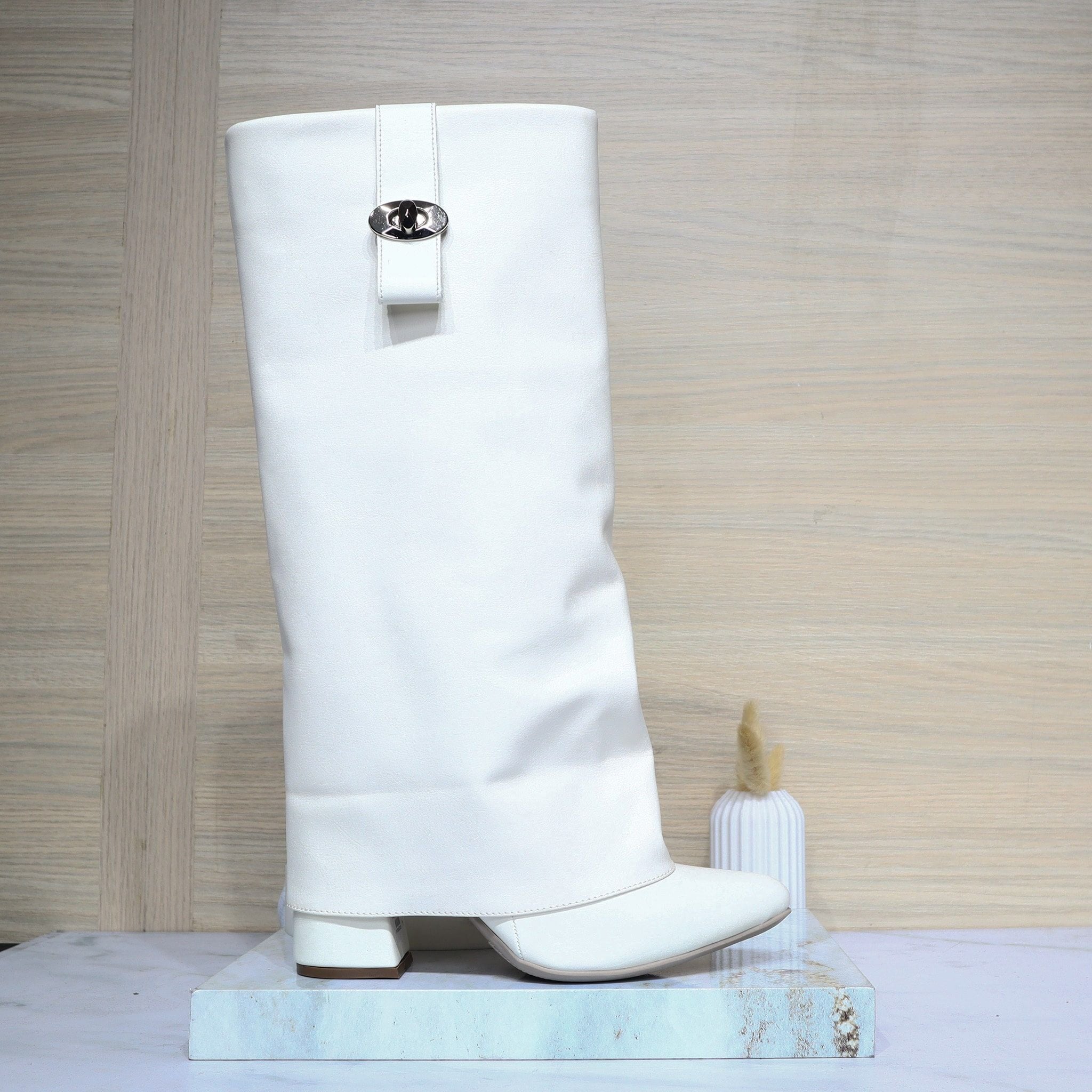 Bota blanco para mujer S8018-Z347