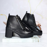 Botin negro para mujer TA327