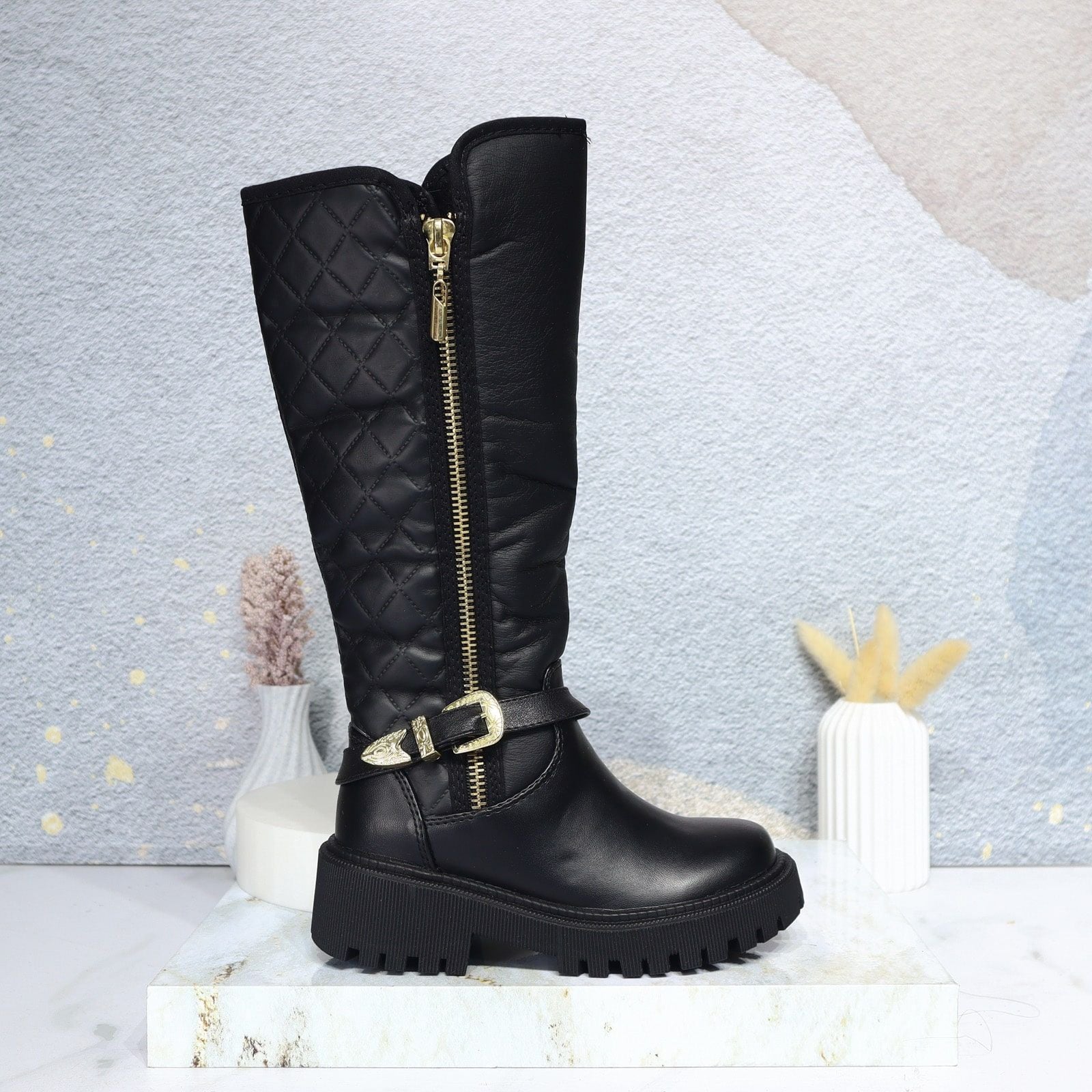 Bota negro para niña 1377-Z96