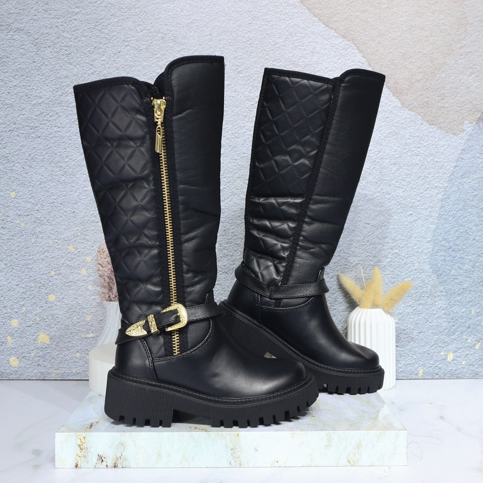 Bota negro para niña 1377-Z96