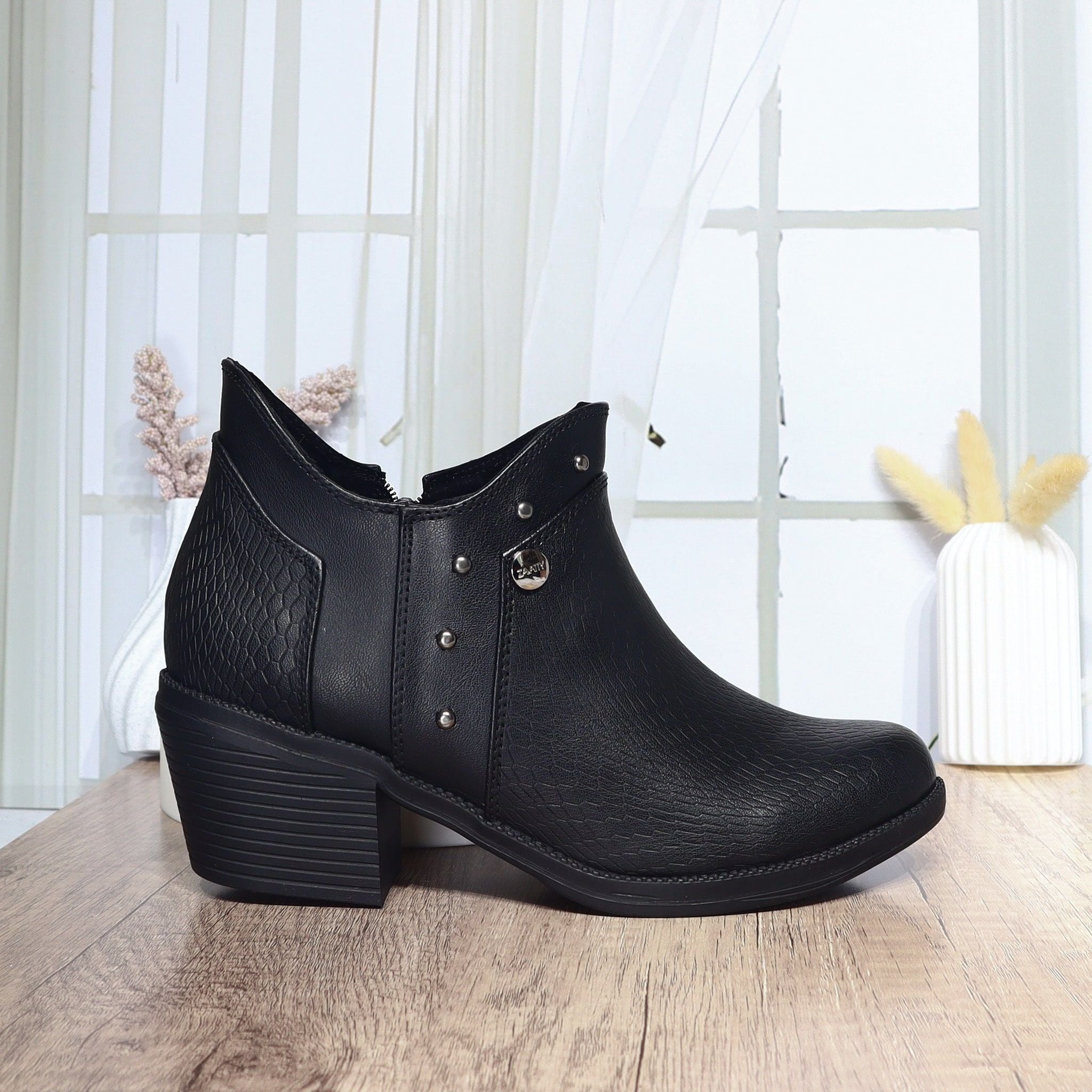 Botin negro para mujer 1849-Z62