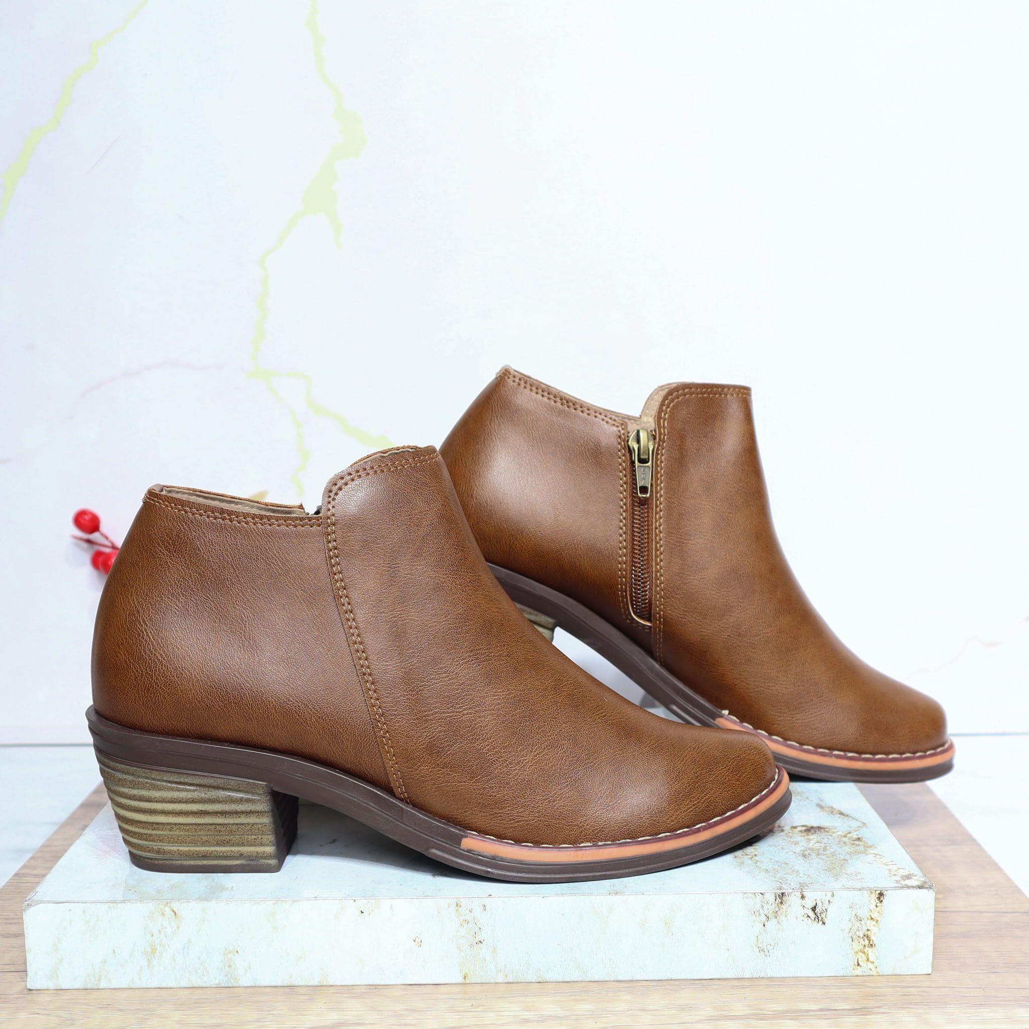 Botin miel para mujer H-SHIRLE-1