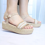Sandalia plana para mujer 209-Z437