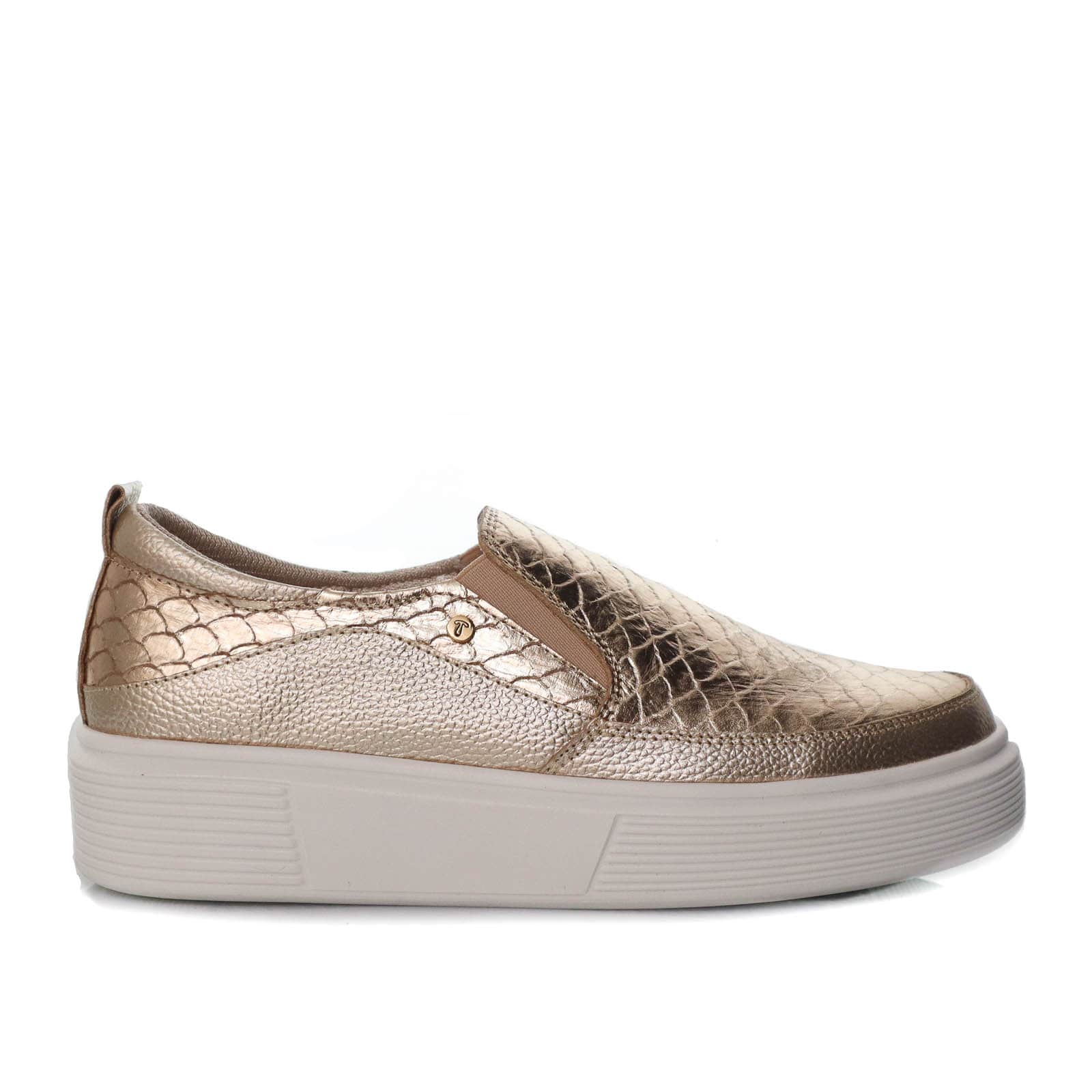 Mocasin champaña para mujer TR76-Z599