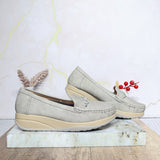 Mocasin gris para mujer 2549-Z719