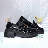 Mocasin negro para mujer 002-Z227