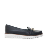 Mocasin negro para mujer 332-Z360