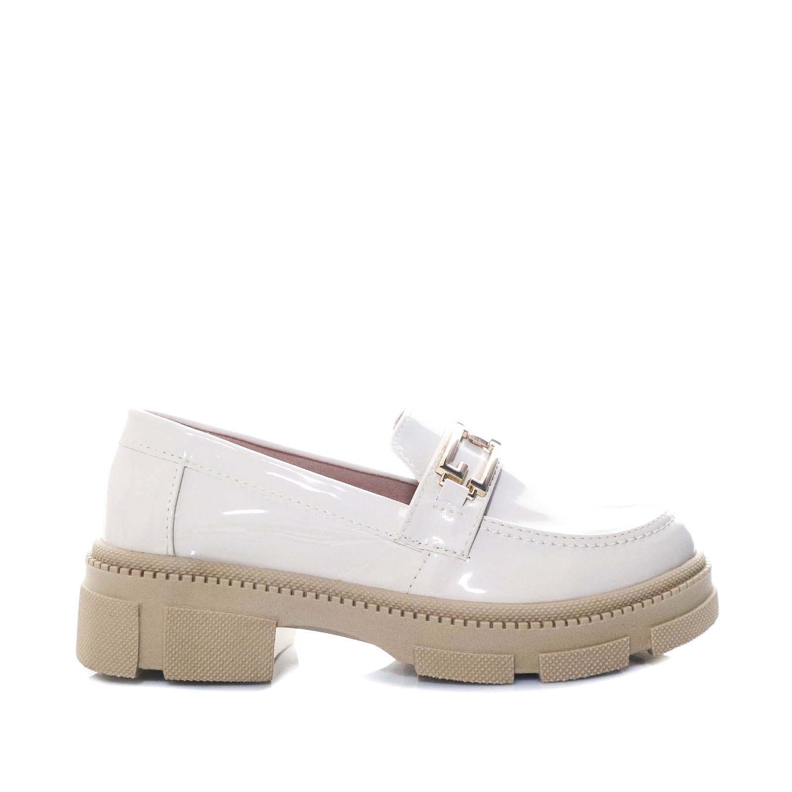 Mocasin beige para mujer 460-Z284