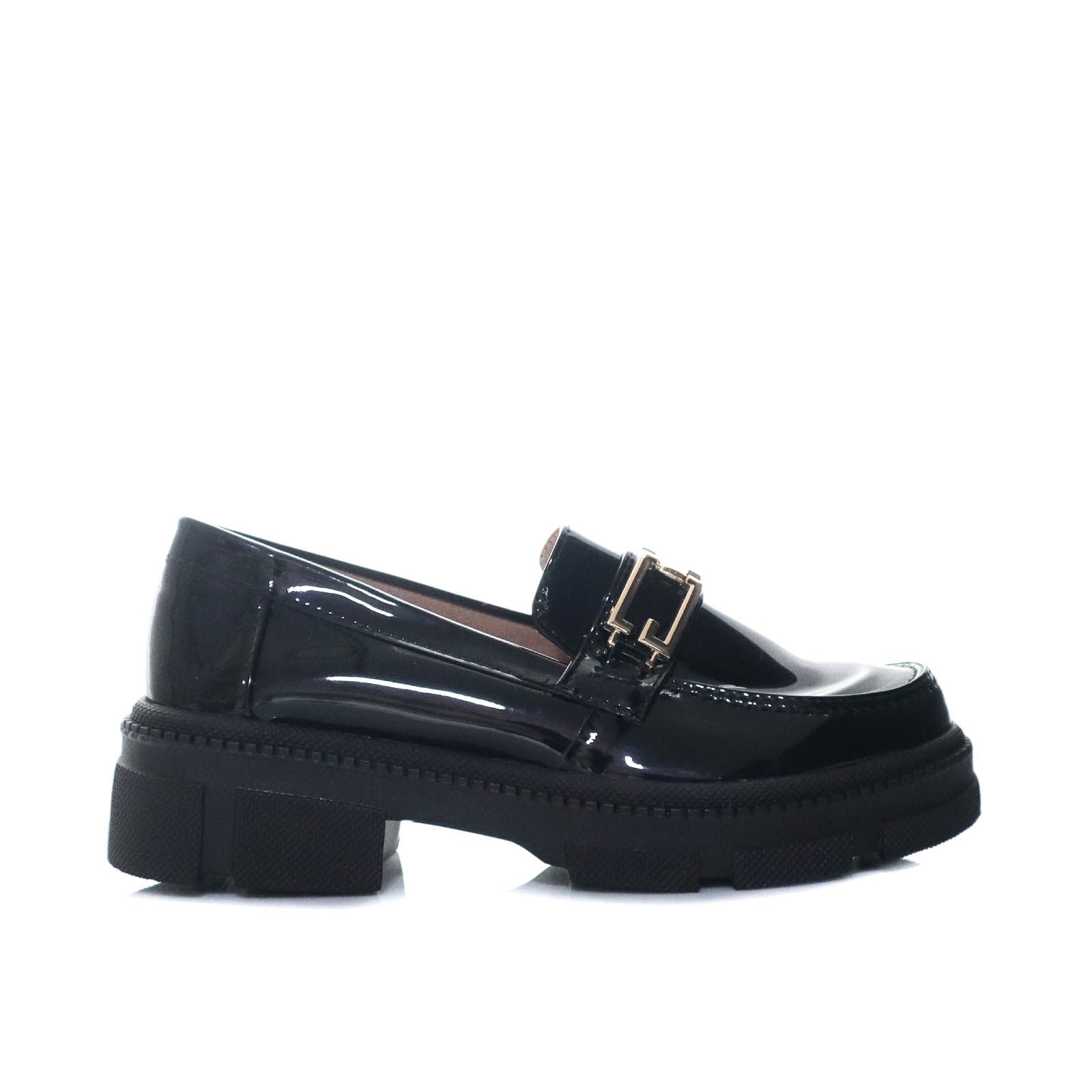 Mocasin negro para mujer 460-Z284