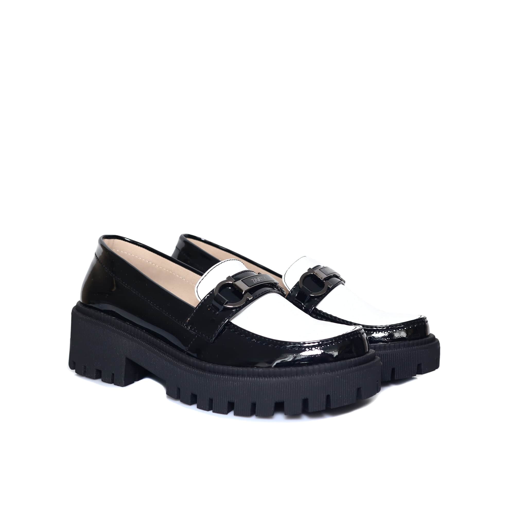 Mocasin negro para mujer 537-Z284