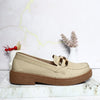 Mocasin beige para mujer 600-Z284