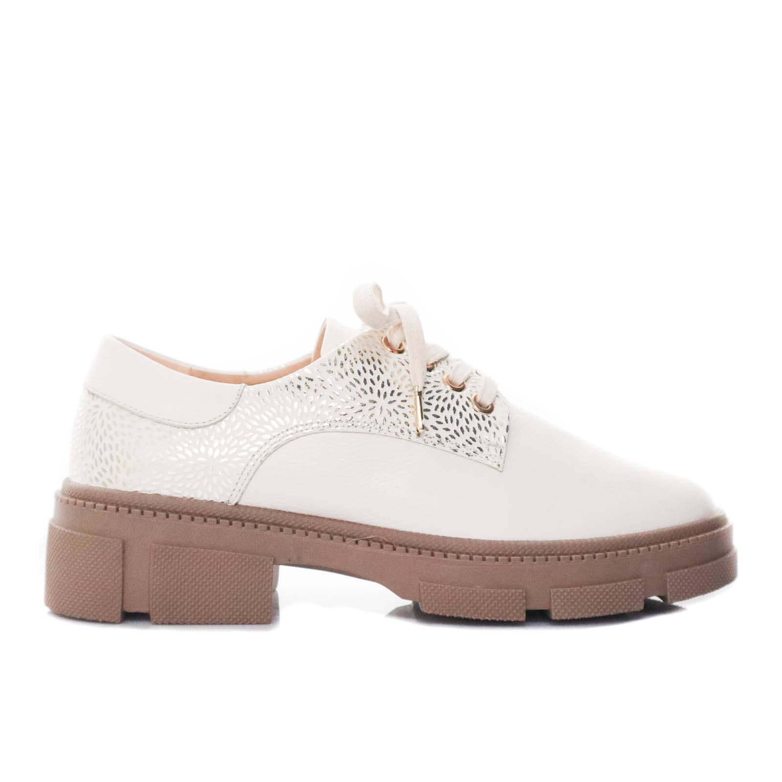 Bolichero blanco ostra para mujer 735-Z685