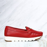 Mocasin rojo para mujer BELEN-Z426